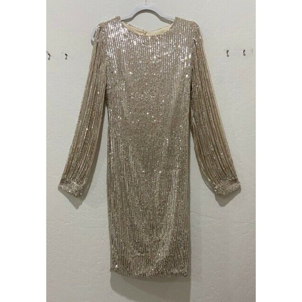 NWOT Women's Lovezesent Formal Midi Sequin Party D